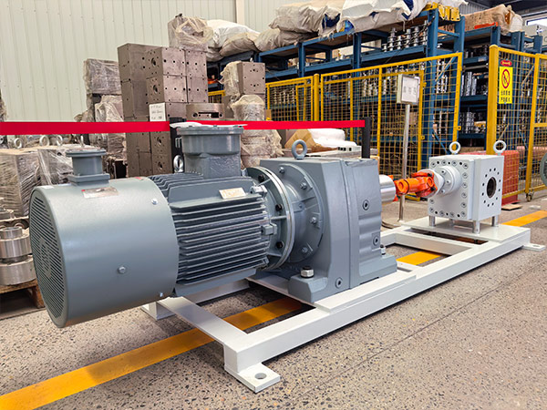 extrusion melt pump