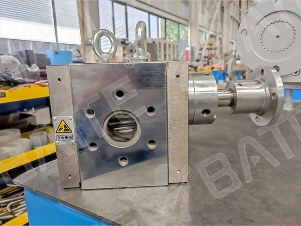 plastic extrusion melt pump