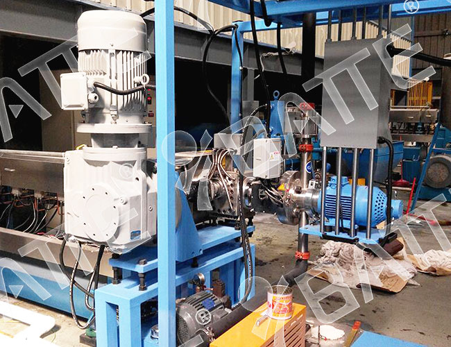 extrusion melt pump