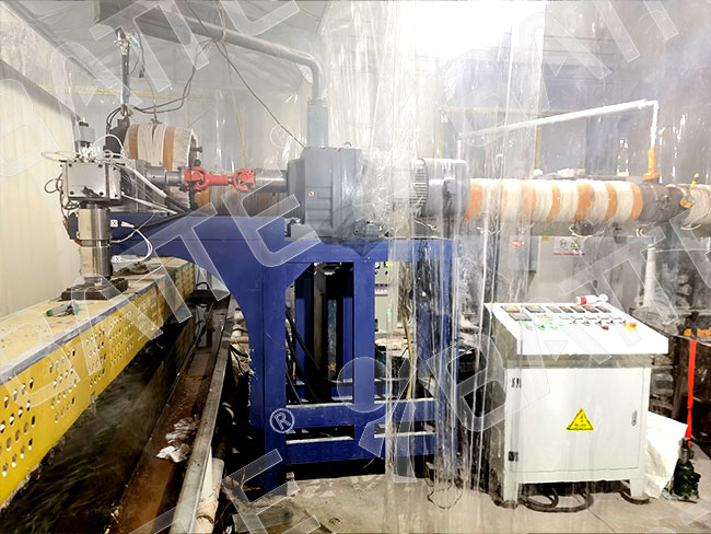 flat filament drawing melt pump