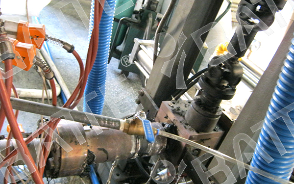 High pressure blown film melt pump