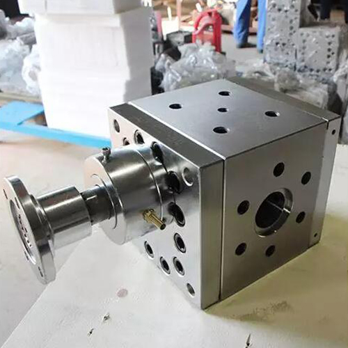 corrosion resistant melt metering pump