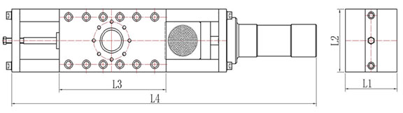 four filter block type single plate screen changer