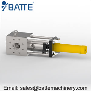 single piston screen changer drawing