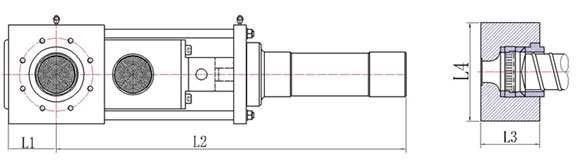 single plate screen changer drawing