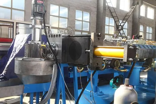 polymer extruder melt pump