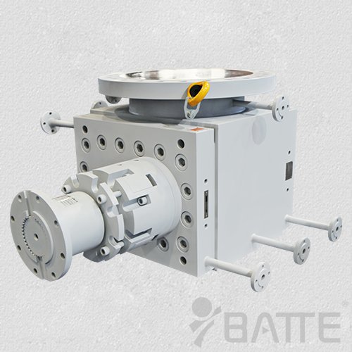 Electrical heating polyester melt gear pump